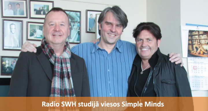 Simple Minds viesos pie Radio SWH