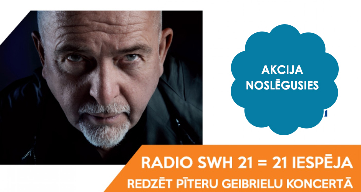 Radio SWH svin 21. Petera Gabriela konkurss