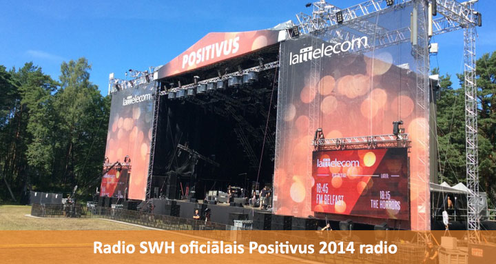 Radio SWH oficiālais Positivus 2014 radio