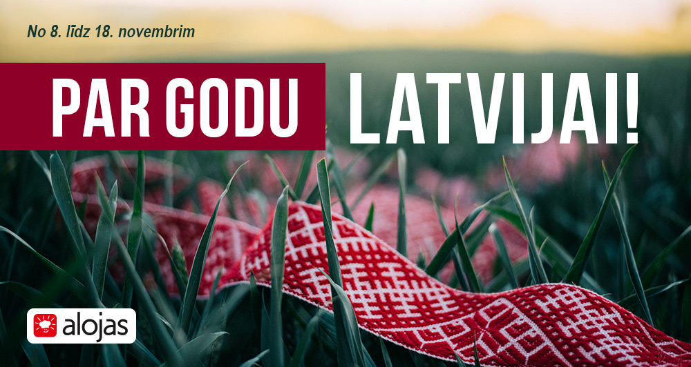 “Par godu Latvijai!” sadarbībā ar Alojas kartupeļu cieti