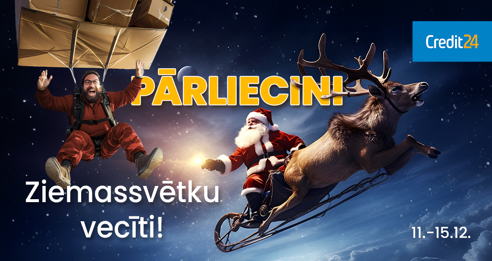 “Pārliecini Ziemassvētku vecīti!” sadarbībā ar Credit24.lv