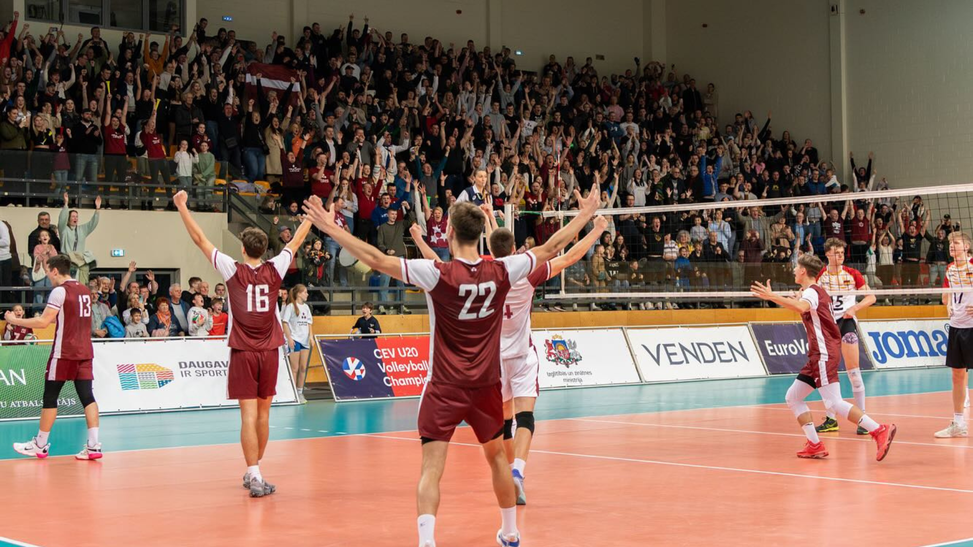Latvijas U-20 vīriešu volejbola izlase iekļūst Eiropas čempionāta finālturnīrā