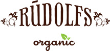 Rūdolfs organic logotips