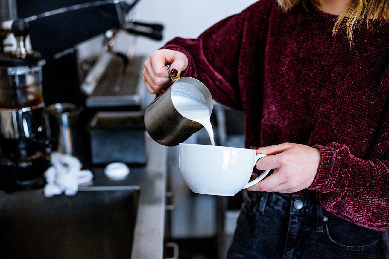 Barista taisa kafiju