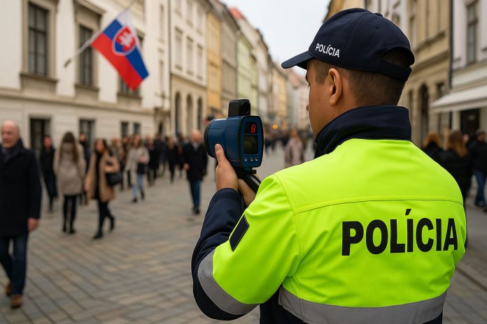 Policija Slovākijā soda gājējus