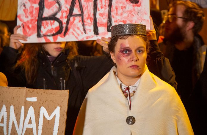 Protests pret izstāšanos no Stambulas konvencijas