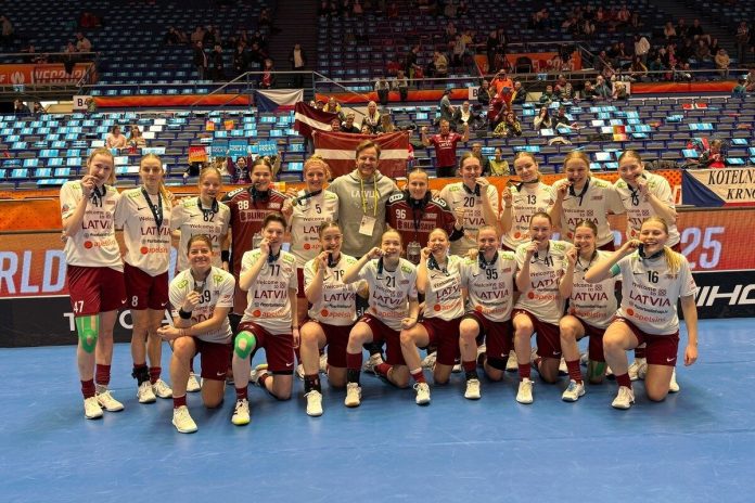 Latvijas sieviešu florbola izlase 2025