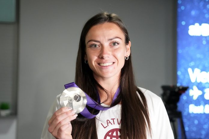 Šķēpmetēja Anete Sietiņa