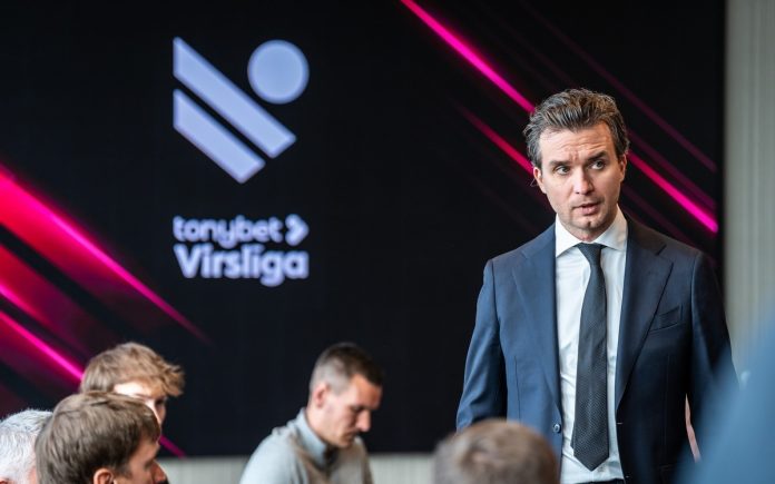 Latvijas “Tonybet” futbola virslīgas izpilddirektors Ainārs Dakša