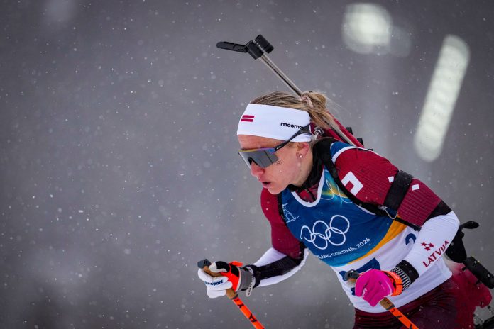 Latvijas biatloniste Baiba Bendika