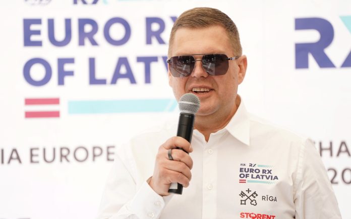 FIA Eiropas čempionāta rallijkrosa posma organizators Jānis Bergs
