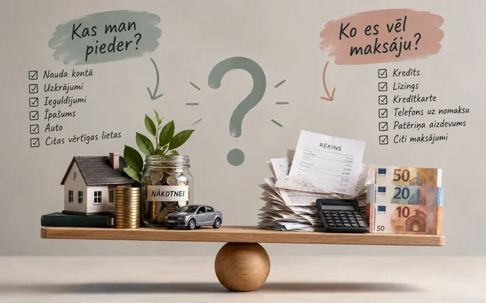 Kāda ir mana reālā finanšu situācija?
